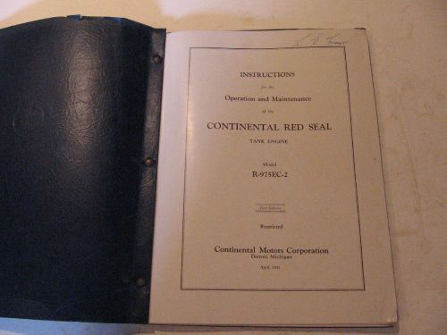 vintage continental red seal engine manual