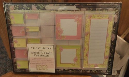 Sticky Notes with Write &amp; Erase Calender