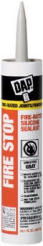 Dap 10.1oz, Gray, Fire Stop Fire Rated Silicone Sealant, 18806