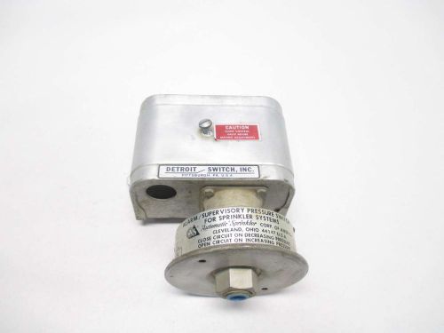 AUTOMATIC SPRINKLER CO G-15 ZT2P DETROIT SWITCH ALARM PRESSURE SWITCH D491822