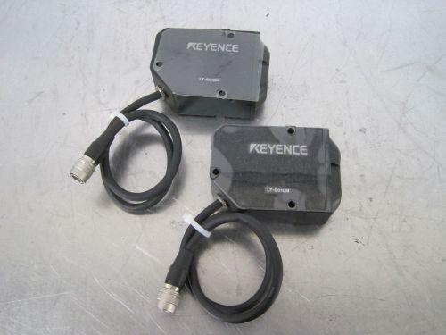 R114526 Lot (2) Keyence LT-90101M Laser Displacement Sensor