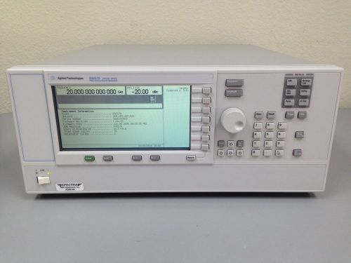 Agilent/keysight e8257d 100khz-20ghz psg analog signal generator 1ea,1em,1em,520 for sale