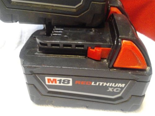 Milwaukee m18 li-ion power tool battery for 18volt drills tested good quality for sale