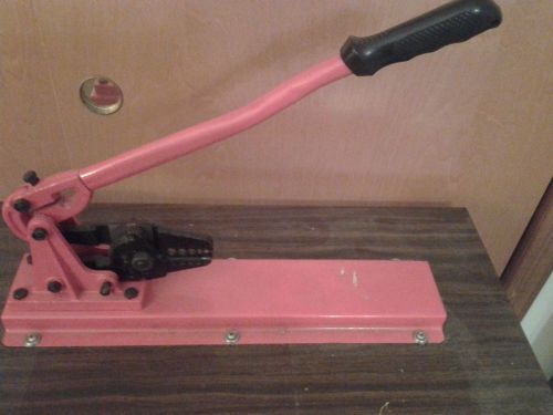 Bench swager, swaging tool, crimper for wire rope cable with built-incutter for sale