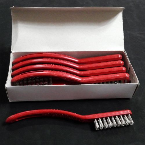 10 Pcs Toothbrush Style Stainless Steel Wire Brush Brand New