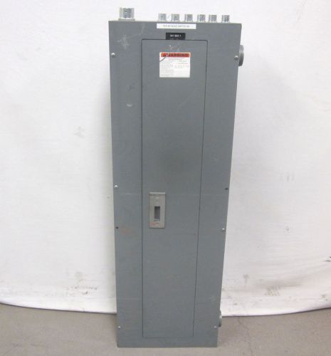 Square d nqod 150-amp main circuit breaker panelboard enclosure 3ph 42-slot 225a for sale