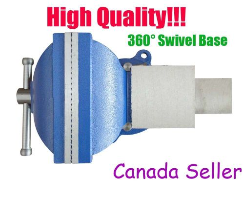 8&#039;&#039; heavy duty precision utility vise 360° swivel base ca seller new! for sale