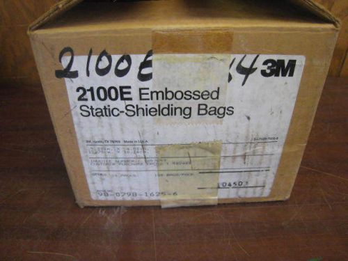 CASE OF 1000 3M 2100E 5&#034; X 4&#034; EMBOSSED STATIC SHIELDING BAGS  FREE SHIPPING