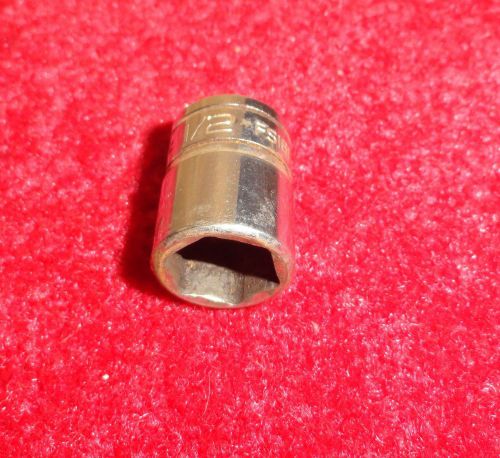 Snap on 1/2 inch 8 point socket 3/8&#034; drive #fs161 usa for sale