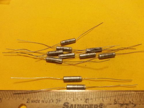 10 - paper in oil pio hermetically sealed capacitors .01mfd 100v goodall usa for sale