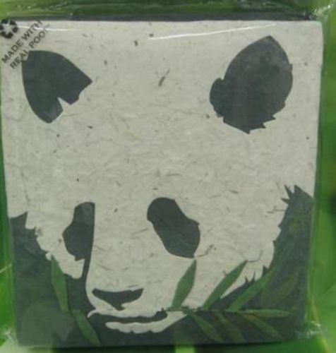 PooPoo Paper - Panda Note Pad - Made of Recycled Elephant Poo Note Pad