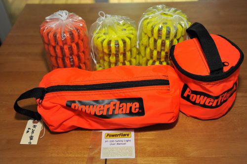 New powerflare saftey light pf-200 red/amber led for sale