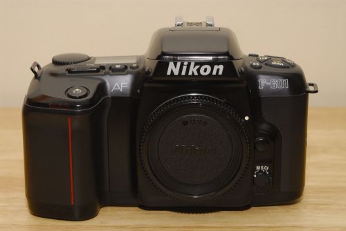 NIKON F-601 Camera Body with MANUAL INSTRUCTION and Camera Cap