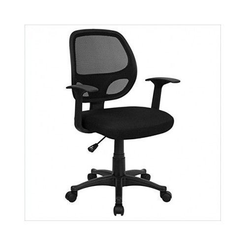 Office mesh computer chair desk adjustable mid back executive furniture black for sale