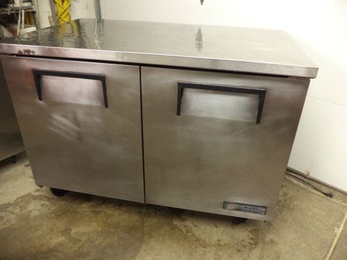 True 48&#034; under counter refrigerator tuc48 two door nice n cold !! for sale