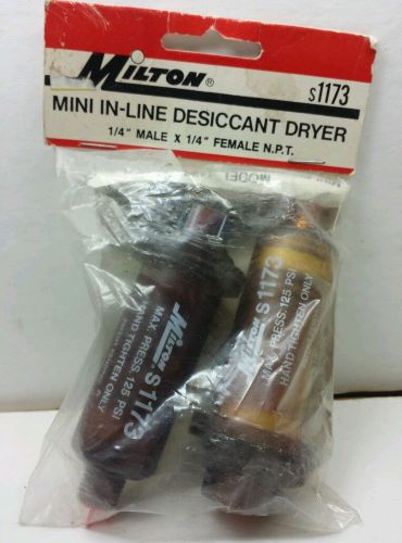 Milton mini in-line desiccant dryer  S-1173 1/4 male &amp; female NEW IN PACKAGE!!!!
