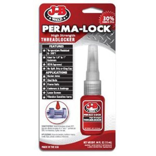 J-b weld perma-lock .44 oz 13 ml high strength threadlocker 27113 for sale