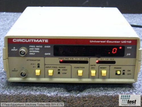 Beckman/circuitmate uc10 universal counter  id #24161 test for sale