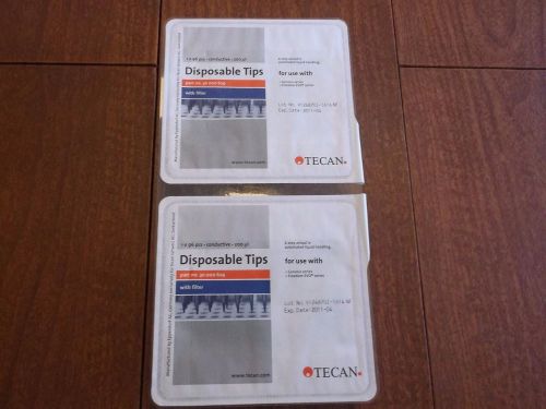 Tecan 30000629 disposable pipette tips w/ filter 200ul conductive QTY 192