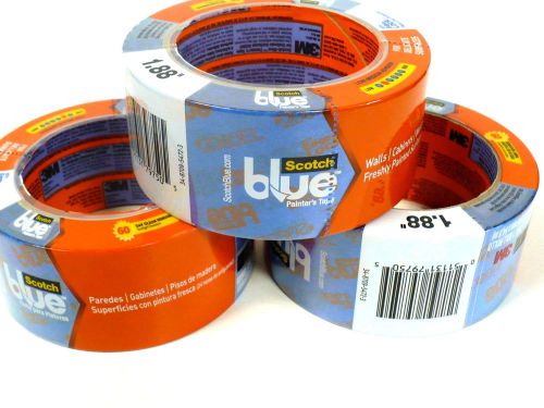 3 Roll 3M Scotch 2080EL 1.88&#034; X 60 Yards Blue Edge Lock for Delicate Surfaces