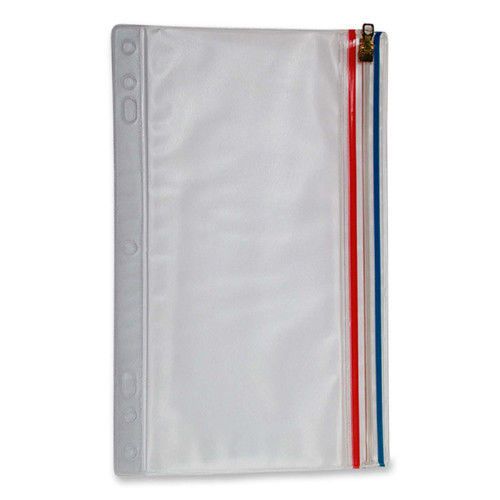 Anglers Company Ltd. Zip-All Ring Binder Pockets, 9-1/2&#034;x6&#034;, Clear