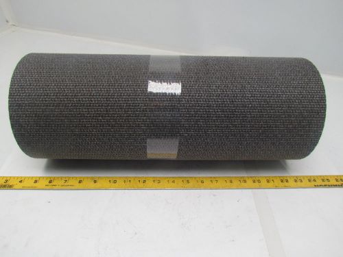 Friction surface top brushed/coated black conveyor belt 18&#034;w 23&#039;length for sale