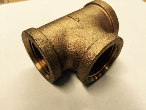 1&#034; brass tee threaded fnpt fitting for sale
