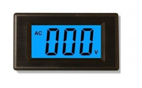 New 5pcs blue ac0-500v lcd digital volt panel meter/voltmeter for sale