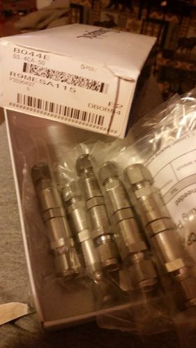 Swagelok SS-4CA-50 SS Poppet Check Valve Adjustable Pressure 1/4 in 50 to 150