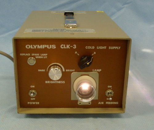 Olympus cold light supply model #clk-3- console only for sale
