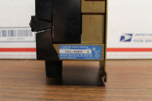 Allen Bradley 702L-B0B93 30amp contactor