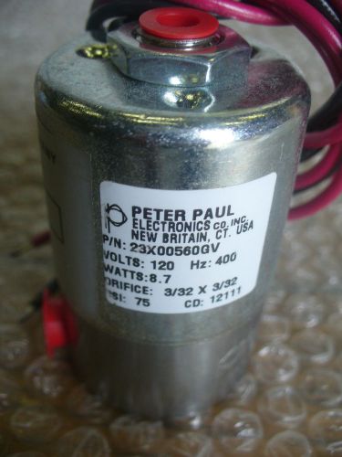 Peter paul valves solenoid p/n 13u4-2 for sale