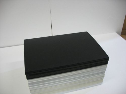 770 sheets vacuum forming plastic Styrene White and Black ABS - PETG other auct