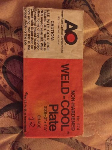 Ao  weld cool welding lens shade 12 american optical corporation # 274 for sale