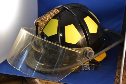 Bullard ust traditional fire,rescue helmet,black  fdny for sale