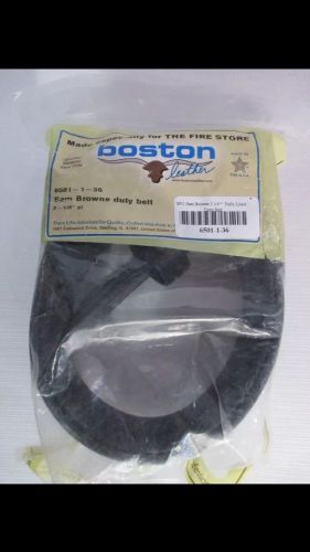 Boston Leather 6570-3-36-N Riverside Belt 2 14 Bw Black