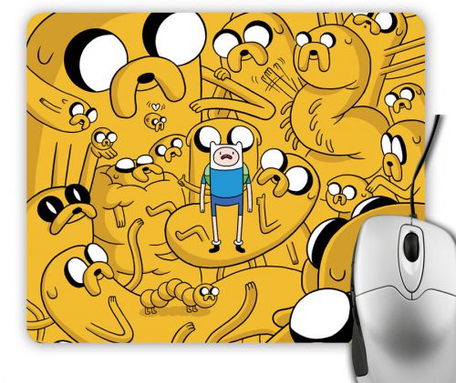 Advanture Time With Finn And Jake Mouse Pad Mats Mousepad Hot Gift Game
