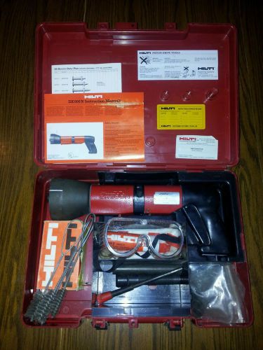 Hilti DX600N Heavy Duty Single Shot Powder Actuated Nail Gun with Accessories!
