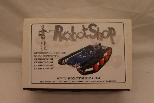 Dfrobotshop rover v2 - arduino compatible tracked robot (built kit) untested for sale