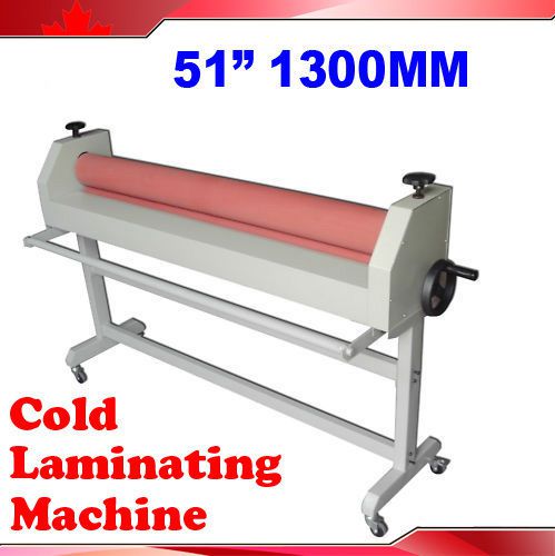51In 1300MM Stand Large Soft Rubber Roll Cold Laminating Machine Laminator