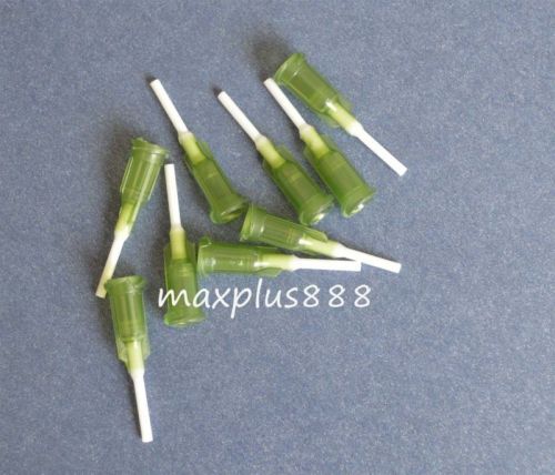 Pp blunt flexible dispensing needles syringe needle tips 1/2&#034;  200 pcs 14ga for sale