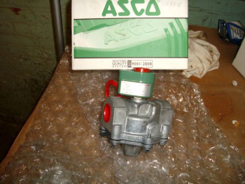 Asco red-hat 8215co53 fuel gas solenoid valve, 1 npt, 110/120 v, 25 *new in box* for sale