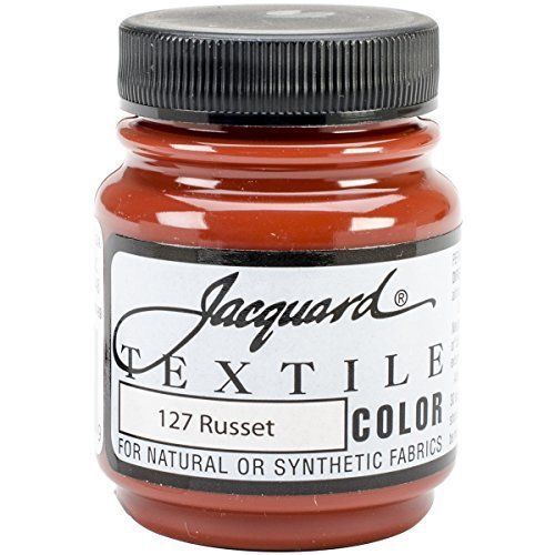 Jacquard Products Jacquard Textile Color Fabric Paint, 2.25-Ounce, Russet