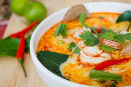 Thai Recipe  , Tom Yam Goong or Spicy Shrimp Soup