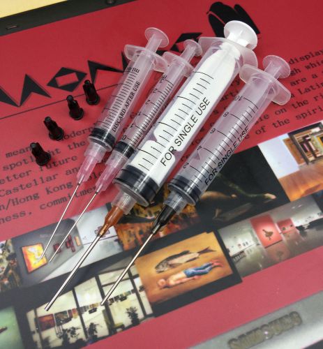 3ML 5ML 10ML 20ML Dispensing For glue Ink  Syringes Luer Lock Tip Cap  DIY