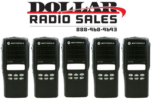 5 New Refurbished Front Housing for Motorola HT1250 16CH Two Way Radios 