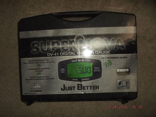 Dv-41 - supernova digital micron gauge with case and ac adapter for sale