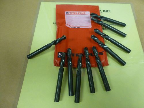 Screw machine drill left hand 5/16 dia high speed titex germany new 10pcs $22.25 for sale