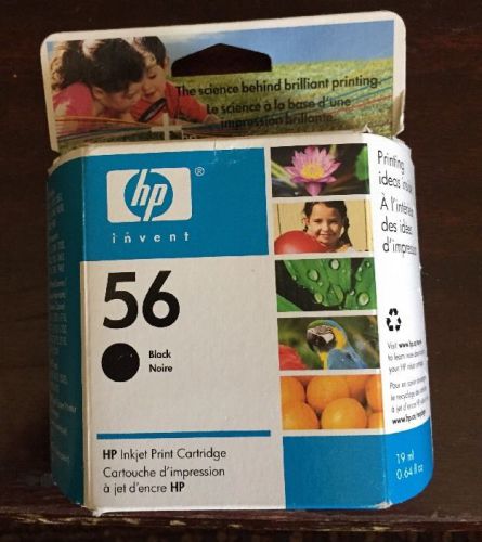 HP invent HP 56 Black Ink Cartridge.