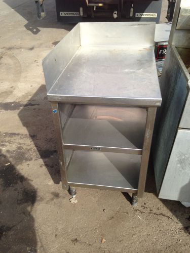 20&#034; Stainless Steel Equipment Stand with Under Shelf